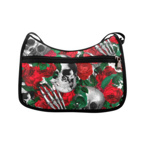 Skulls and Roses Shoulder Bag