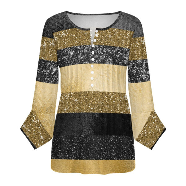 Glam Ruffled Petal Sleeve Top - Image 4