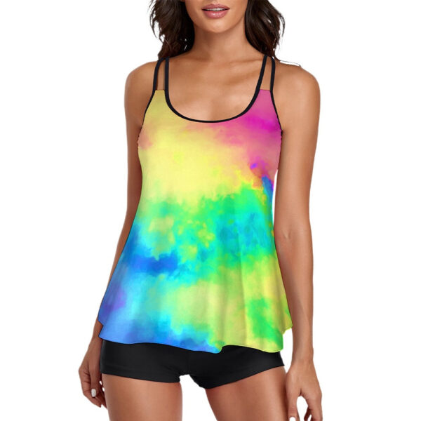 Bright Tie Dye Swimsuit - Image 2