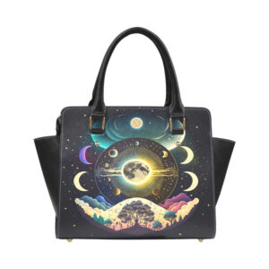 Celestial Moon Classic Shoulder Handbag