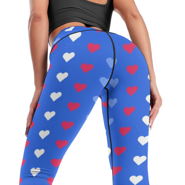 Heart Lines Women's Comfort Sports Yoga Pants - Image 7