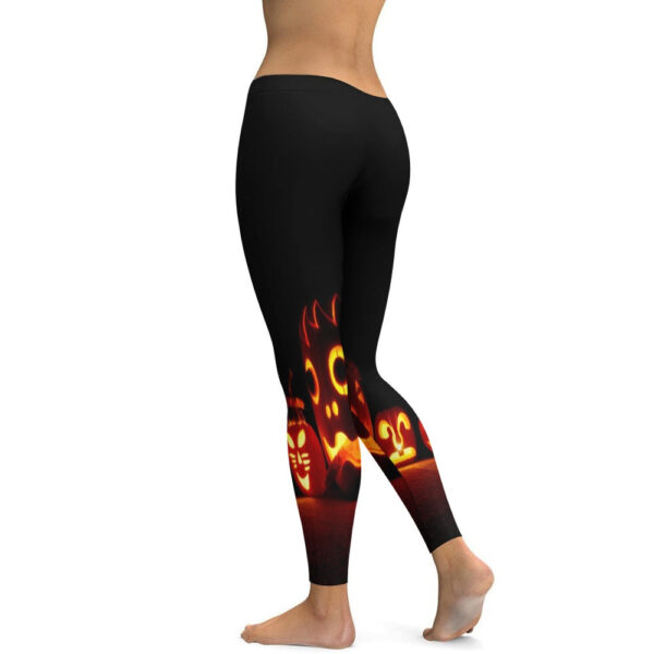 Pumpkin Soft Ladies Tight Yoga Pants - Image 4