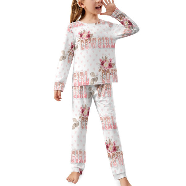 Cowgirl Girl's Pajama Set - Image 2