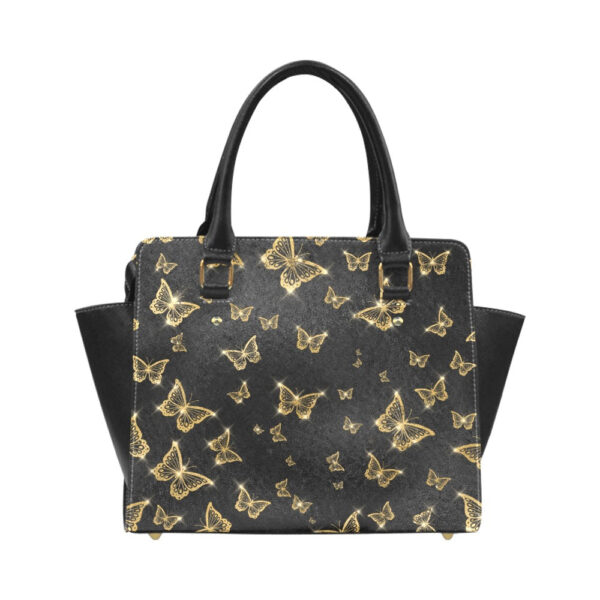 Gold Butterfly Classic Shoulder Handbag