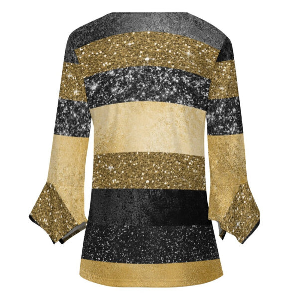 Glam Ruffled Petal Sleeve Top - Image 2