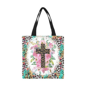 Western Cross Canvas Tote Bag