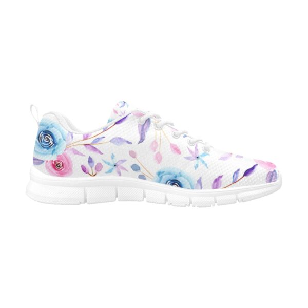 Women's Breathable Rose Floral Sneakers - Image 4