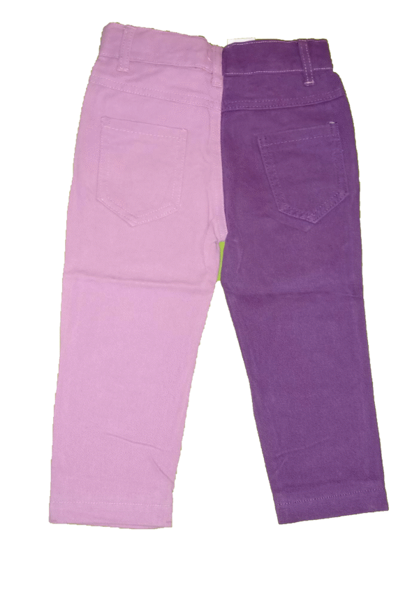 Pink Tie Dye Top & Pink Purple Spliced Jeans - Image 4