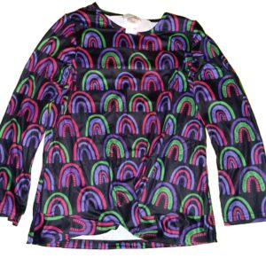 Front Twist Rainbow Top