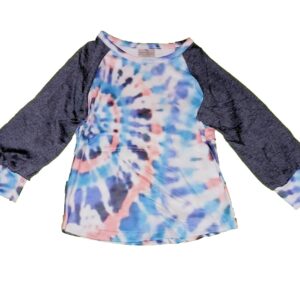 Tie Dye Top with Long Sleeves