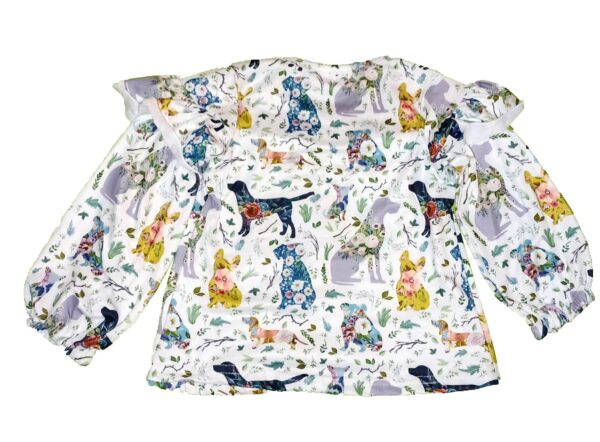 Animal Print Doggies Top - Image 2