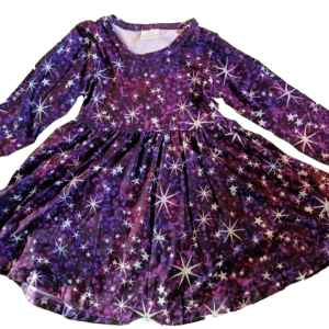 Purple Star Galaxy Dress