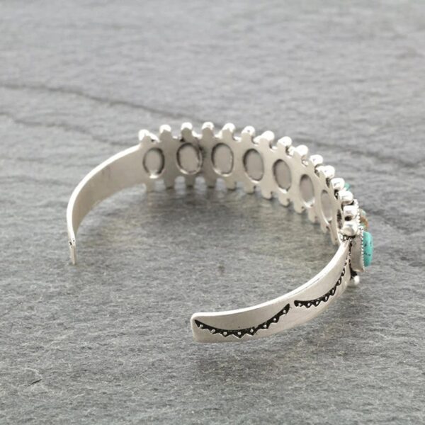 Bohemian Natural Stone Open Bracelet - Image 10