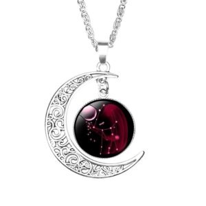 12 Zodiac Sign Pendant Necklace