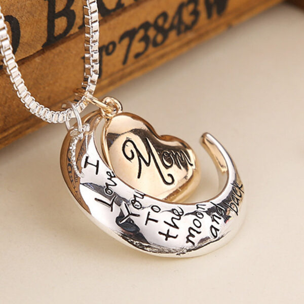 Mom Love You To The Moon Necklace - Image 4
