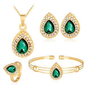 Water Drop 4pc Jewelry Set
